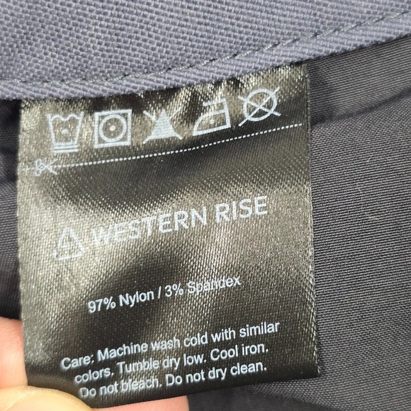Western Rise Pants Mens 31 (Fits 30x30) Gray AT Slim Straight‎ Stretch Travel - Picture 6 of 13